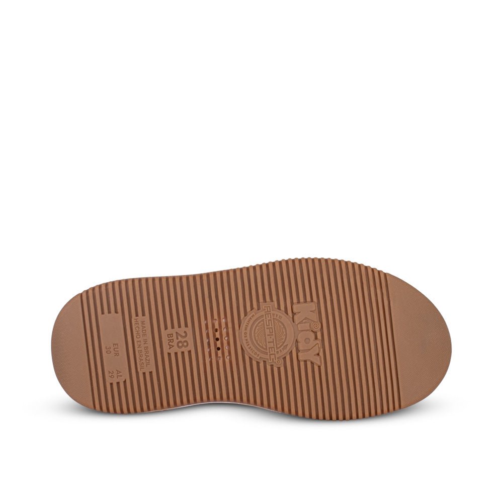 Tênis Infantil Menina K360 Nova York Branco Ouro - Kidy Calçados - Tênis