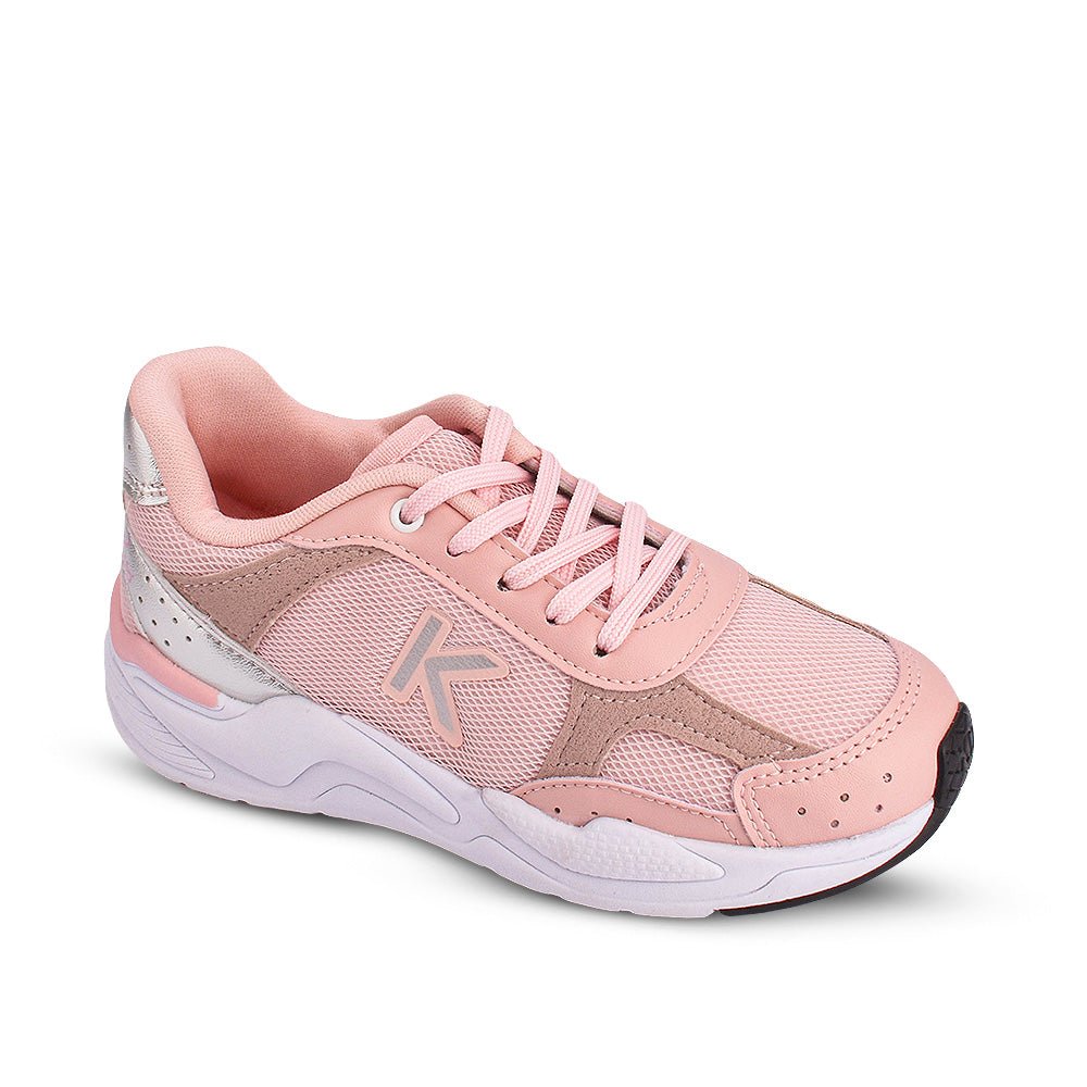 TENIS INFANTIL MENINA K360 RETRO NUDE/PRATA - Kidy Calçados - Tênis