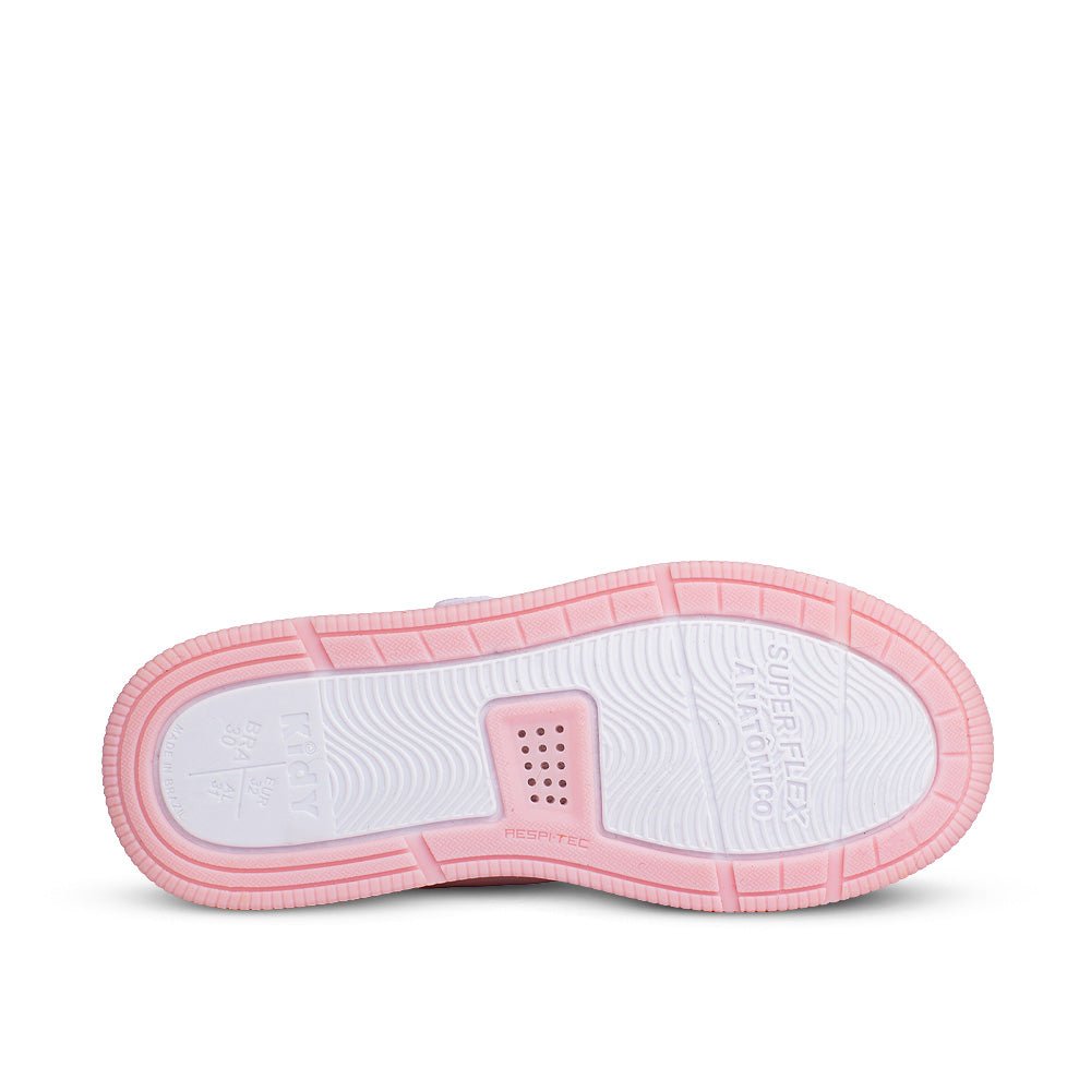 Tênis Infantil Menina Kidy Astral Nude Velcro e Elástico Delicado 25 ao 34 - Kidy Calçados - 