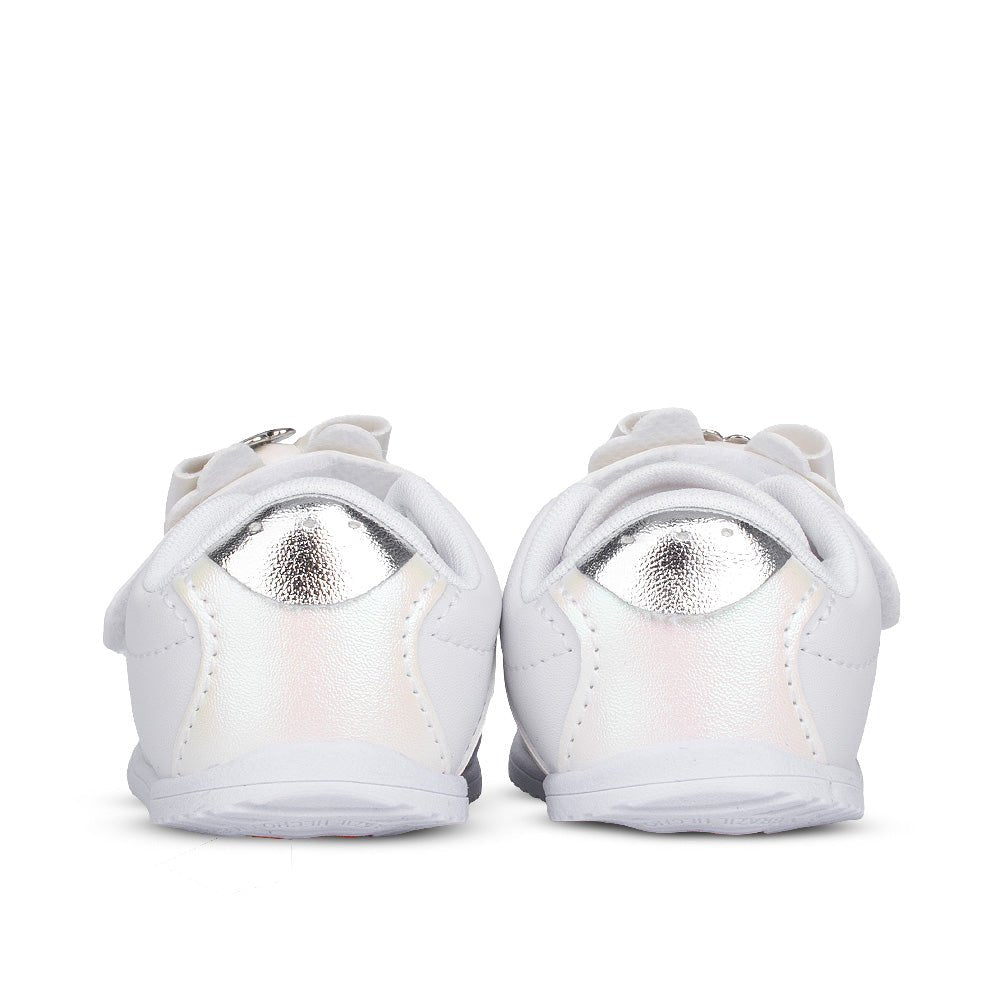 Tênis Infantil Menina Kidy Bebê Casual Branco Holográfico Batizado - Kidy Calçados - 