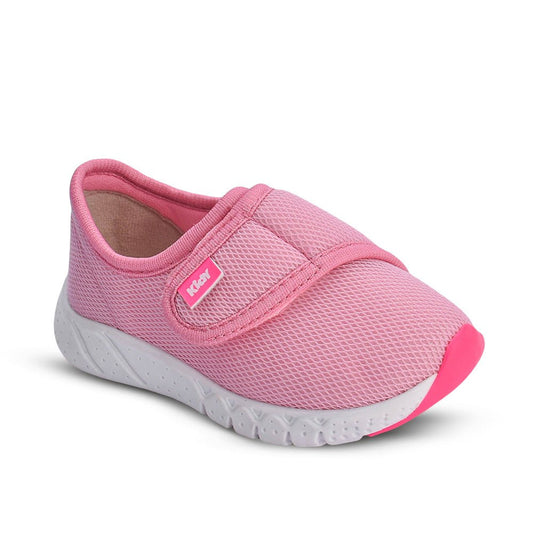 Tênis Infantil Menina Kidy Bebê Equilíbrio Rosa com Pink Neon - Kidy Calçados - Tênis