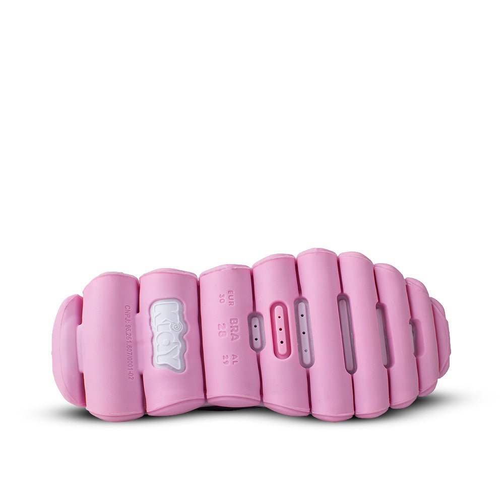 Tênis Infantil Menina Kidy Brinca Flex Ultra Flexível Lilás e Rosa - Kidy Calçados - 