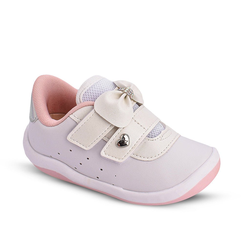 Tênis Infantil Menina Kidy Colors Equilíbrio Branco Baby - Kidy Calçados -