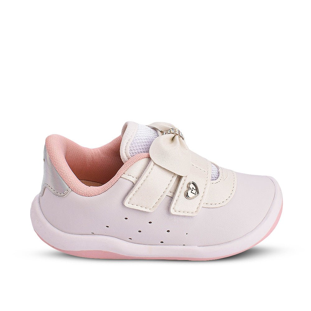 Tênis Infantil Menina Kidy Colors Equilíbrio Branco Baby - Kidy Calçados -