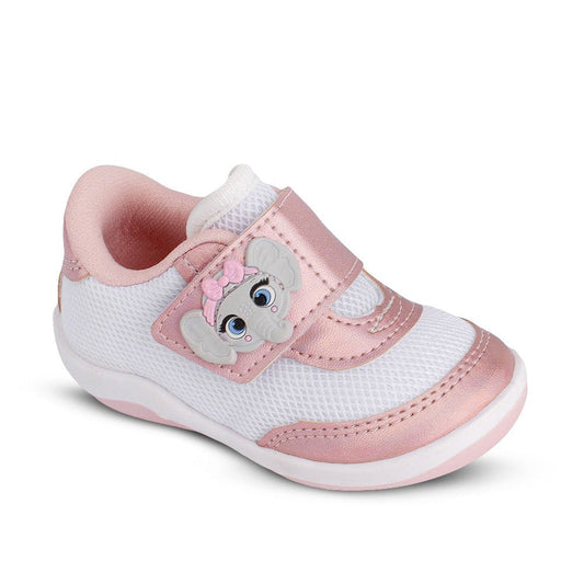 Tênis Infantil Menina Kidy Colors Equilíbrio Branco Delicado Primeiros Passos - Kidy Calçados - Tênis