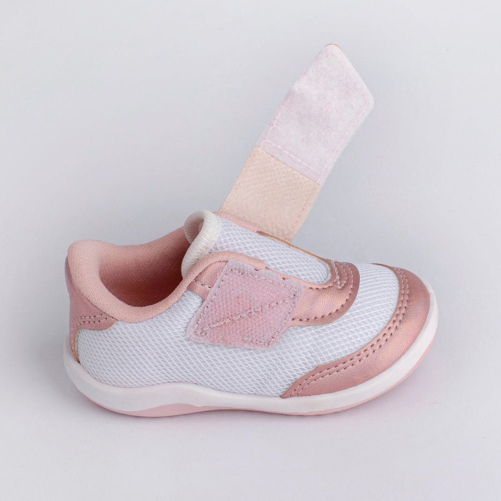 TÊNIS INFANTIL MENINA KIDY COLORS EQUILIBRIO BRANCO/NUDE - Kidy Calçados - Tênis