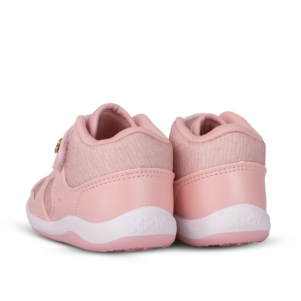 Tênis Infantil Menina Kidy Colors Equilíbrio Nude Primeiros Passos Velcro e Elástico - Kidy Calçados - 