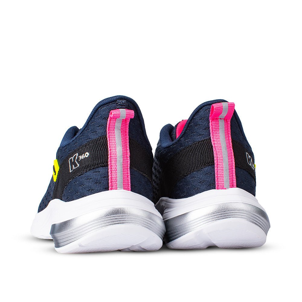 Tênis Infantil Menina Kidy Com Chip Localizador Super Leve MARINHO/PINK NEON Segurança - Kidy Calçados - Tênis