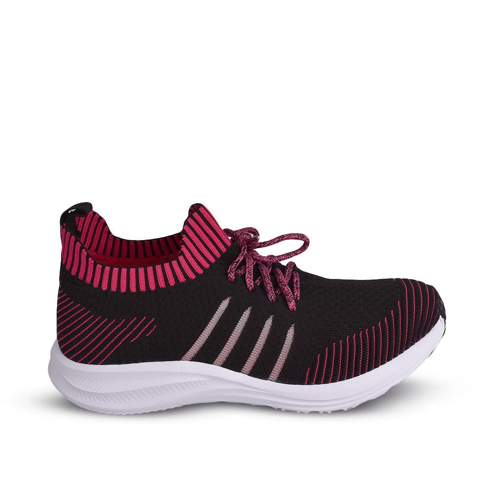 Tênis Infantil Menina Kidy Energy Respitec Preto/Pink Respirável - Kidy Calçados - Tênis