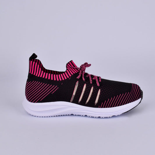 Tênis Infantil Menina Kidy Energy Respitec Preto/Pink Respirável - Kidy Calçados - Tênis