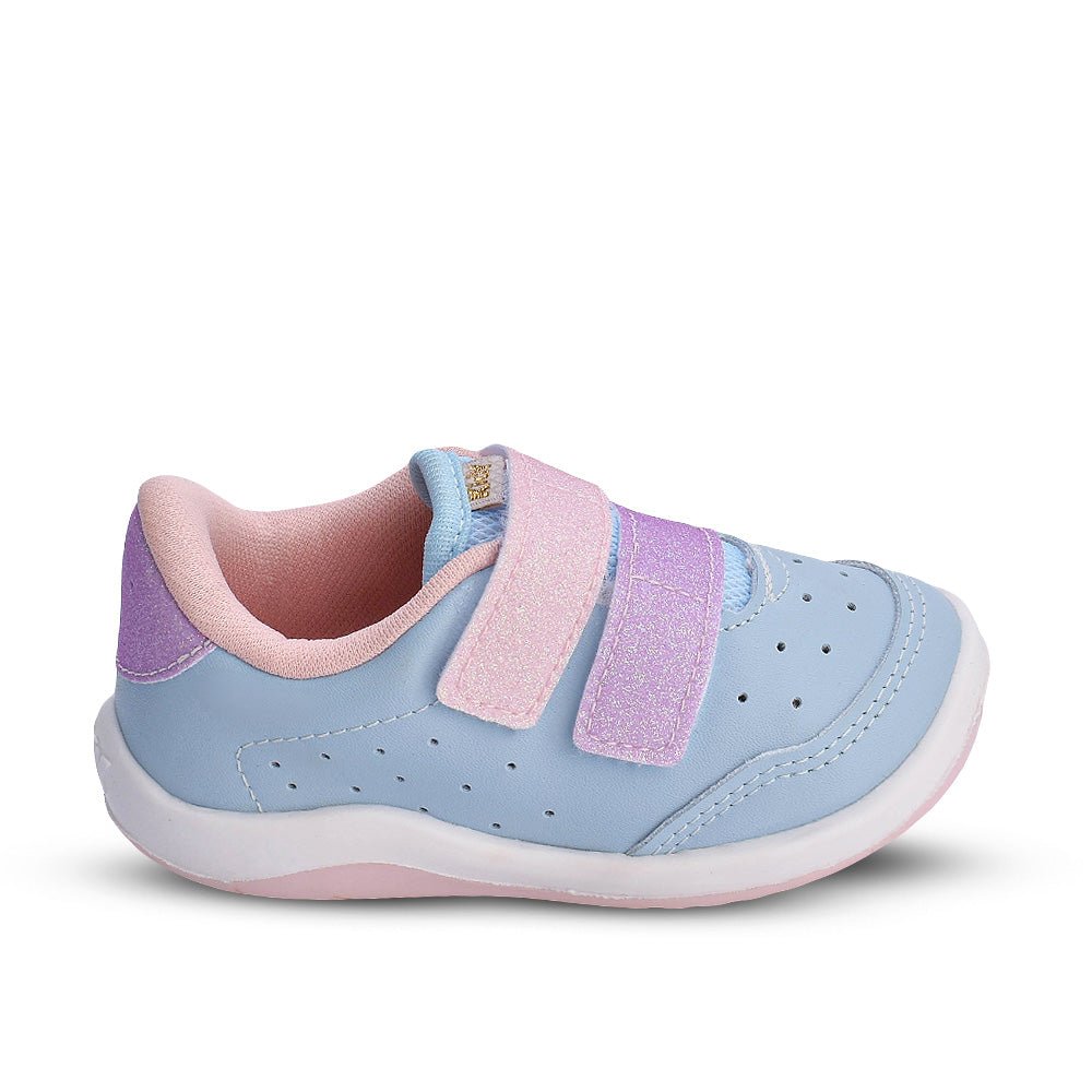 TÊNIS INFANTIL MENINA KIDY EQUILIBRIO AZUL/ROSA - Kidy Calçados - Tênis