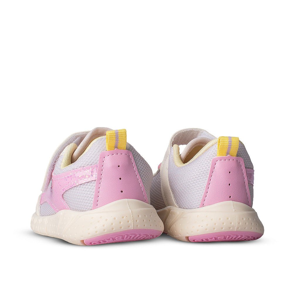 Tênis Infantil Menina Kidy Equilíbrio Off White/Rosa Delicado Primeiros Passos - Kidy Calçados - 