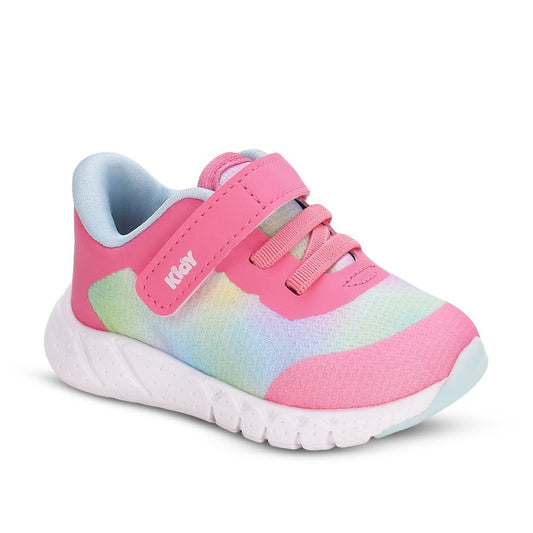 Tênis Infantil Menina Kidy Equilíbrio Pink e Colorido - Kidy Calçados - Tênis