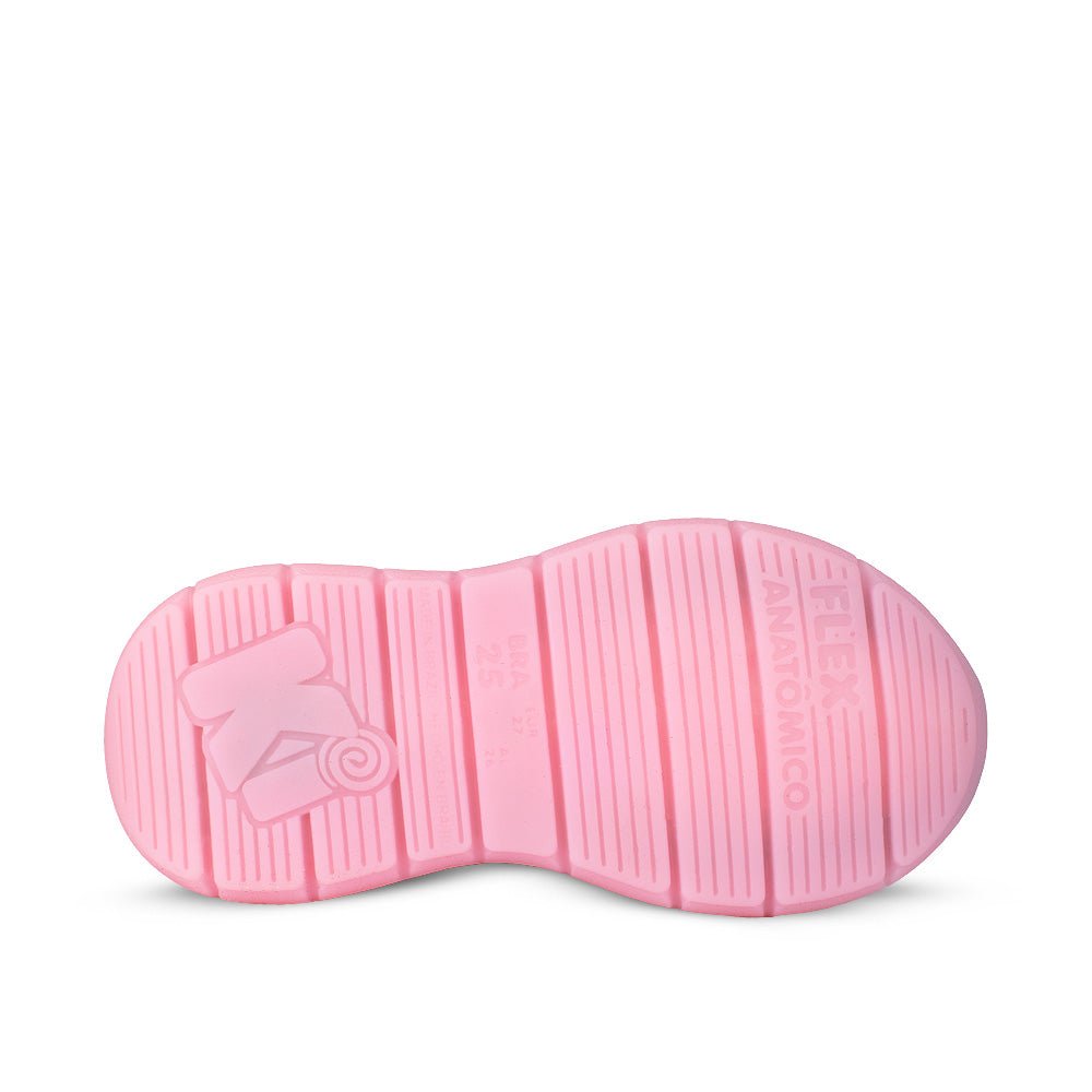 Tênis Infantil Menina Kidy Flex Light Preto Velcro Escolar Anatômico - Kidy Calçados - 