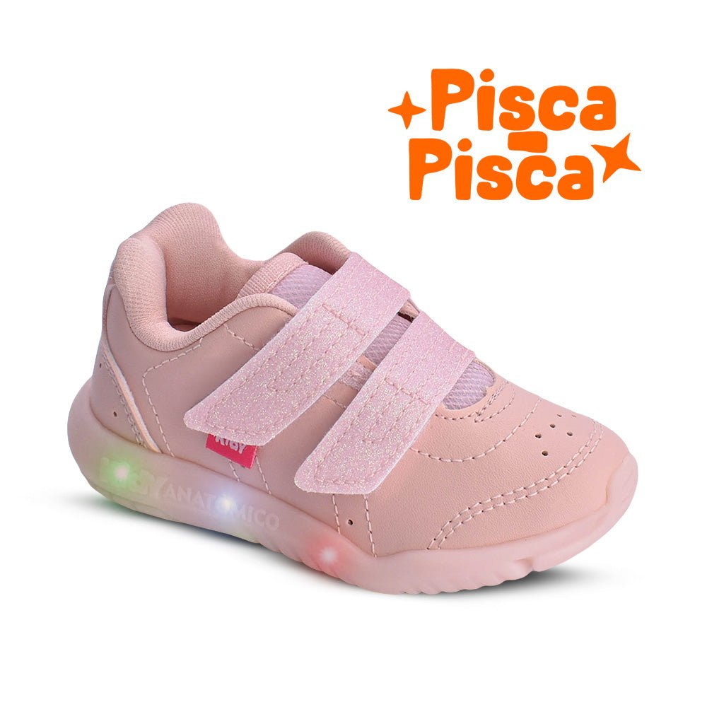 Tênis Infantil Menina Kidy Flex Ligth Nude - Kidy Calçados - Tênis