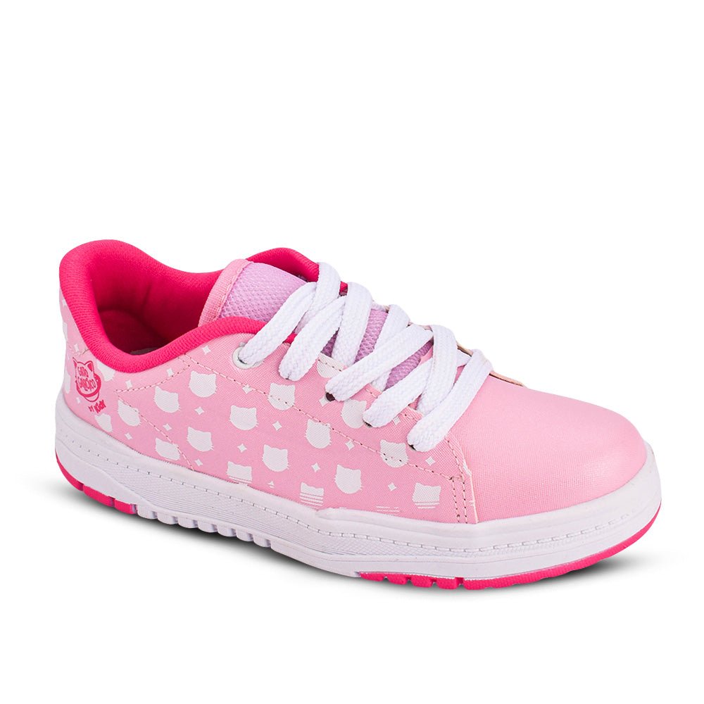 Tênis Infantil Menina Kidy Gato Galáctico Rosa Casual - Kidy Calçados - Tênis