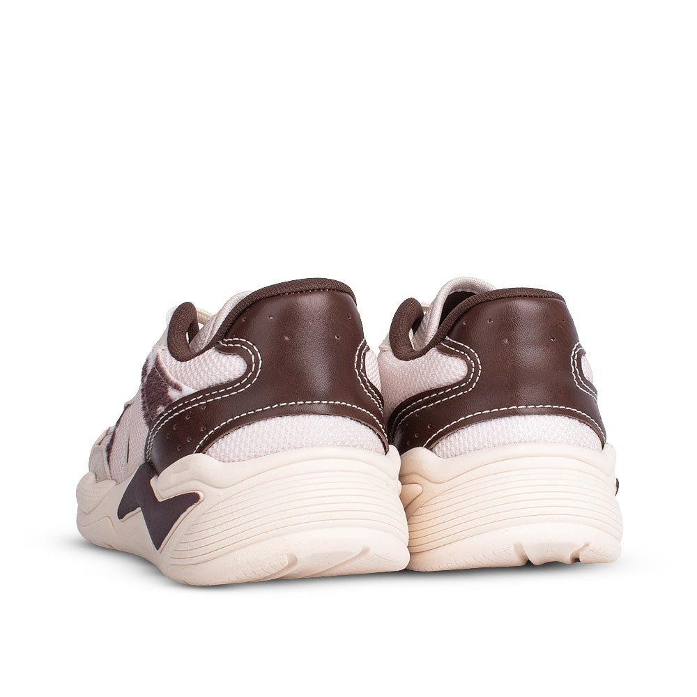 Tênis Infantil Menina Kidy K360 Casual Retro Marfim/Marrom - Kidy Calçados - 