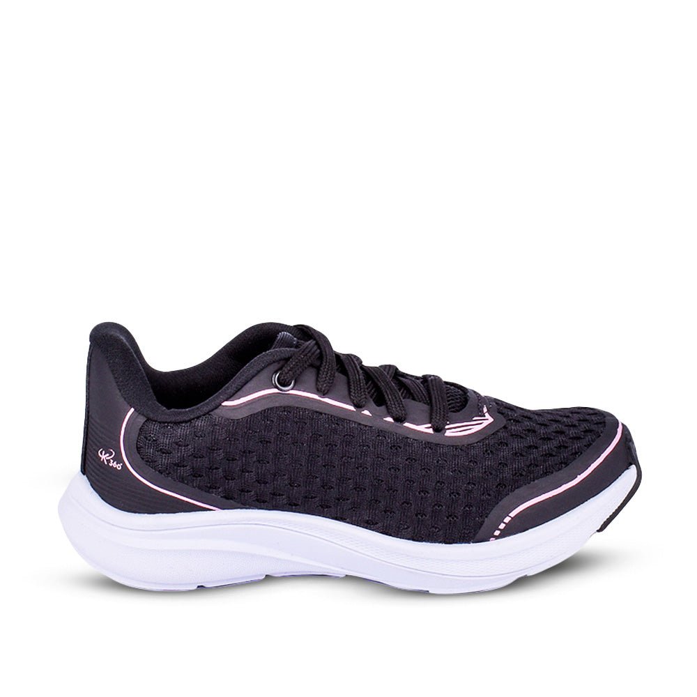 Tênis Infantil Menina Kidy K360 Energy 2 Preto/Rosa - Kidy Calçados - Tênis