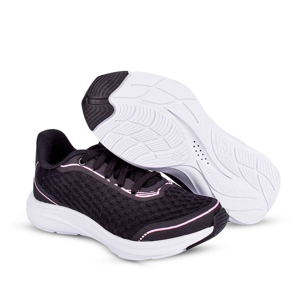 Tênis Infantil Menina Kidy K360 Energy 2 Preto/Rosa - Kidy Calçados - Tênis