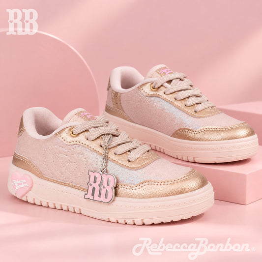 Tênis Infantil Menina Kidy K360 Estilo Marfim/Ouro Rebecca Bonbon - Kidy Calçados -