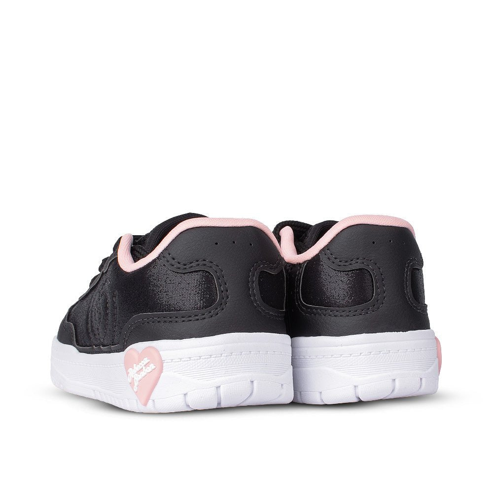 Tênis Infantil Menina Kidy K360 Estilo Respitec Preto Rebecca Bonbon - Kidy Calçados -