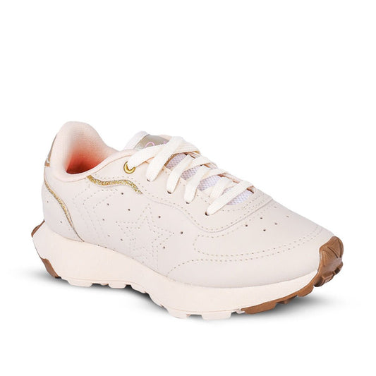 Tênis Infantil Menina Kidy K360 Jogger Marfim Estilo e Conforto - Kidy Calçados - Tênis