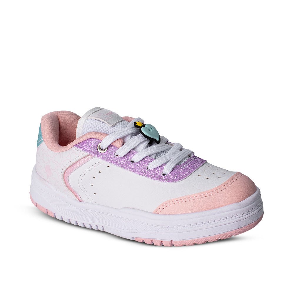 Tênis Infantil Menina Kidy K360 Respitec Branco Belinha - Kidy Calçados - 