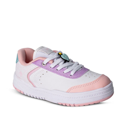 Tênis Infantil Menina Kidy K360 Respitec Branco Belinha - Kidy Calçados - 