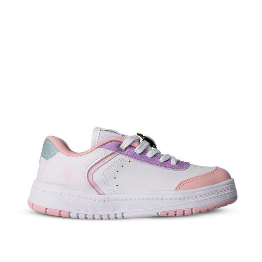 Tênis Infantil Menina Kidy K360 Respitec Branco Belinha - Kidy Calçados - 