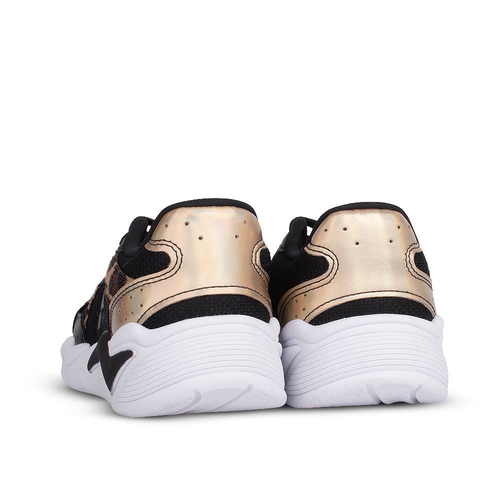 Tenis Infantil Menina Kidy K360 Retro Preto/Onça Casual Moderno - Kidy Calçados - 