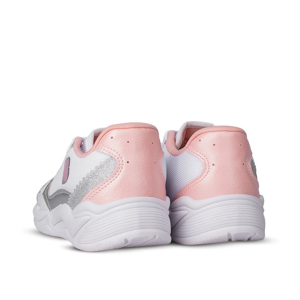 Tênis Infantil Menina Kidy K360 Retrô Rebecca Bonbon Branco/Rosa - Kidy Calçados -