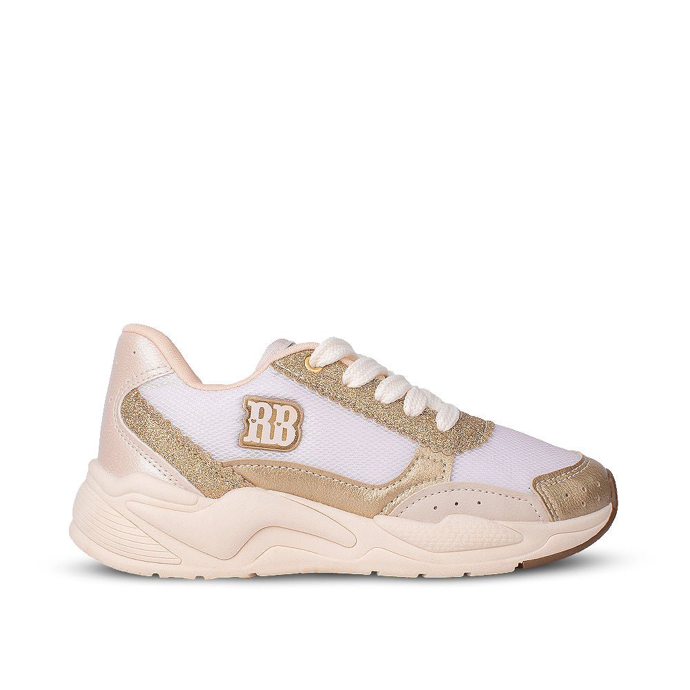 Tênis Infantil Menina Kidy K360 Retrô Rebecca Bonbon Dourado - Kidy Calçados -