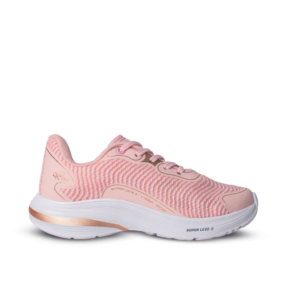 Tênis Infantil Menina Kidy K360 Super Leve Nude/Bronze Leve e Confortável - Kidy Calçados - Tênis