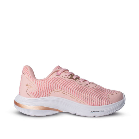 Tênis Infantil Menina Kidy K360 Super Leve Nude/Bronze Leve e Confortável - Kidy Calçados - Tênis