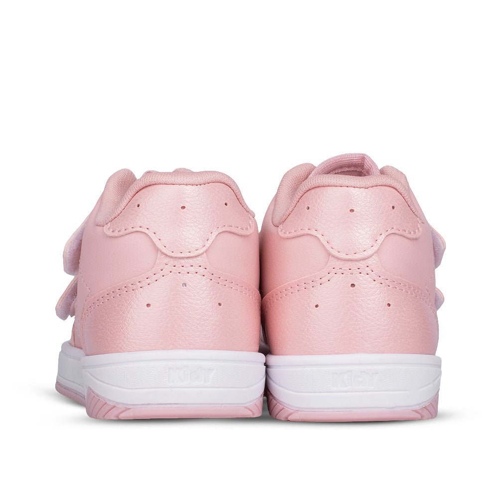Tênis Infantil Menina Kidy Nude Happy Velcro Duplo Cano Alto Confortável Leve - Kidy Calçados - 
