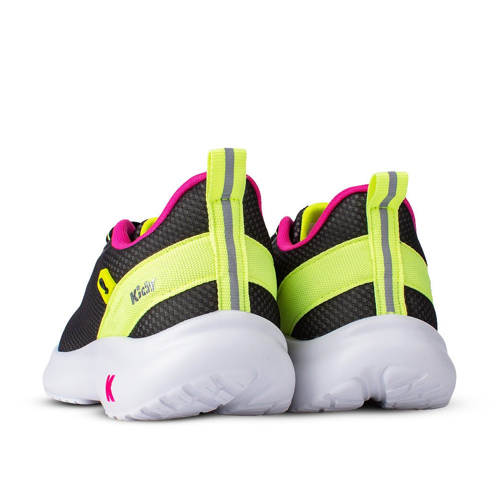 Tênis Infantil Menina Kidy Nuvem Localize Preto, Pink e Neon - Com Chip Localizador - Kidy Calçados - Tênis