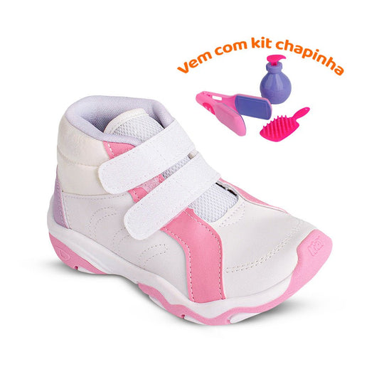 Tênis Infantil Menina Kidy Play Respitec Cano Alto - Kidy Calçados - Tênis