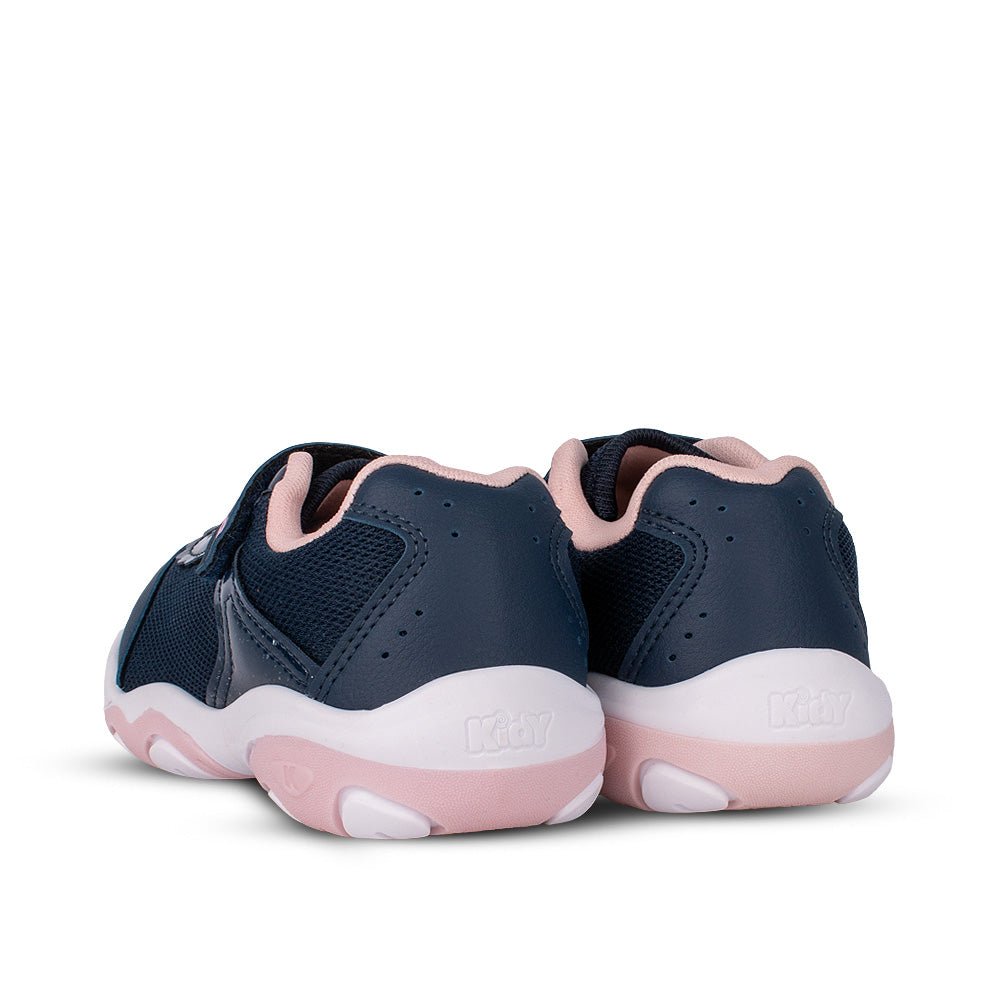 "Tênis Infantil Menina Kidy Play Respitec Marinho Respirável Fechamento Velcro - Kidy Calçados - 