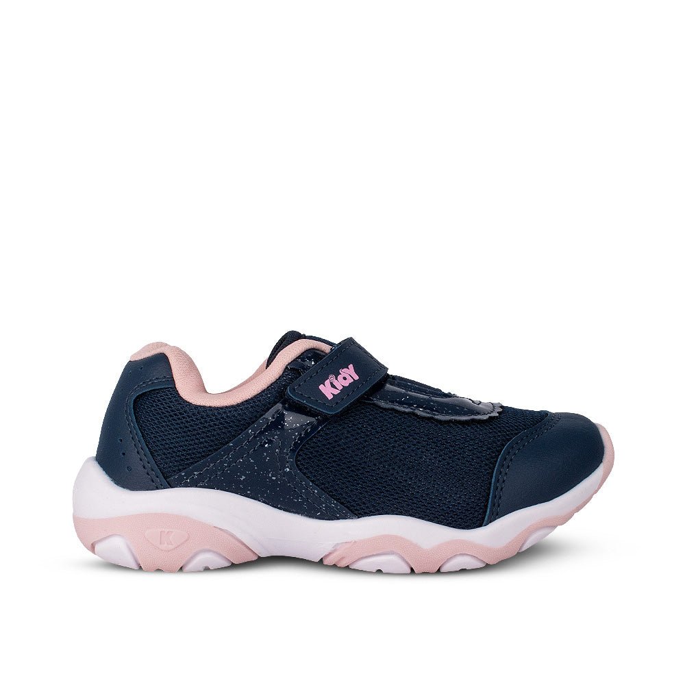 "Tênis Infantil Menina Kidy Play Respitec Marinho Respirável Fechamento Velcro - Kidy Calçados - 