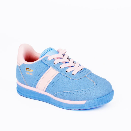 Tênis Infantil Menina Kidy RK 70 Azul/Rosa Confortável e Antiderrapante - Kidy Calçados - Tênis