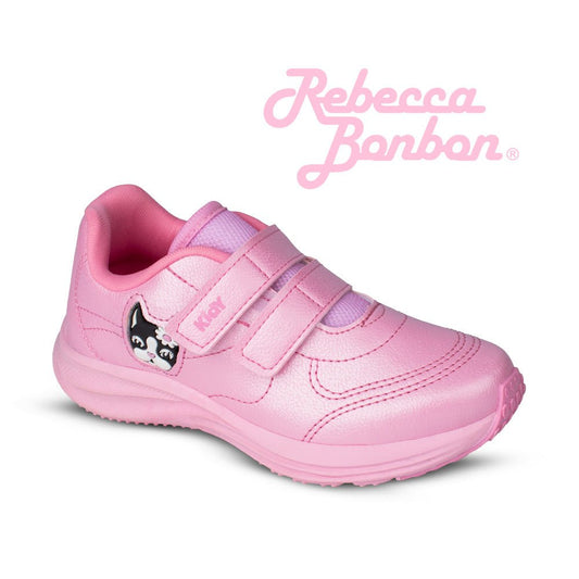 Tênis Infantil Menina Kidy Super Conforto Respitec Rebecca Bonbon Rosa - Kidy Calçados -