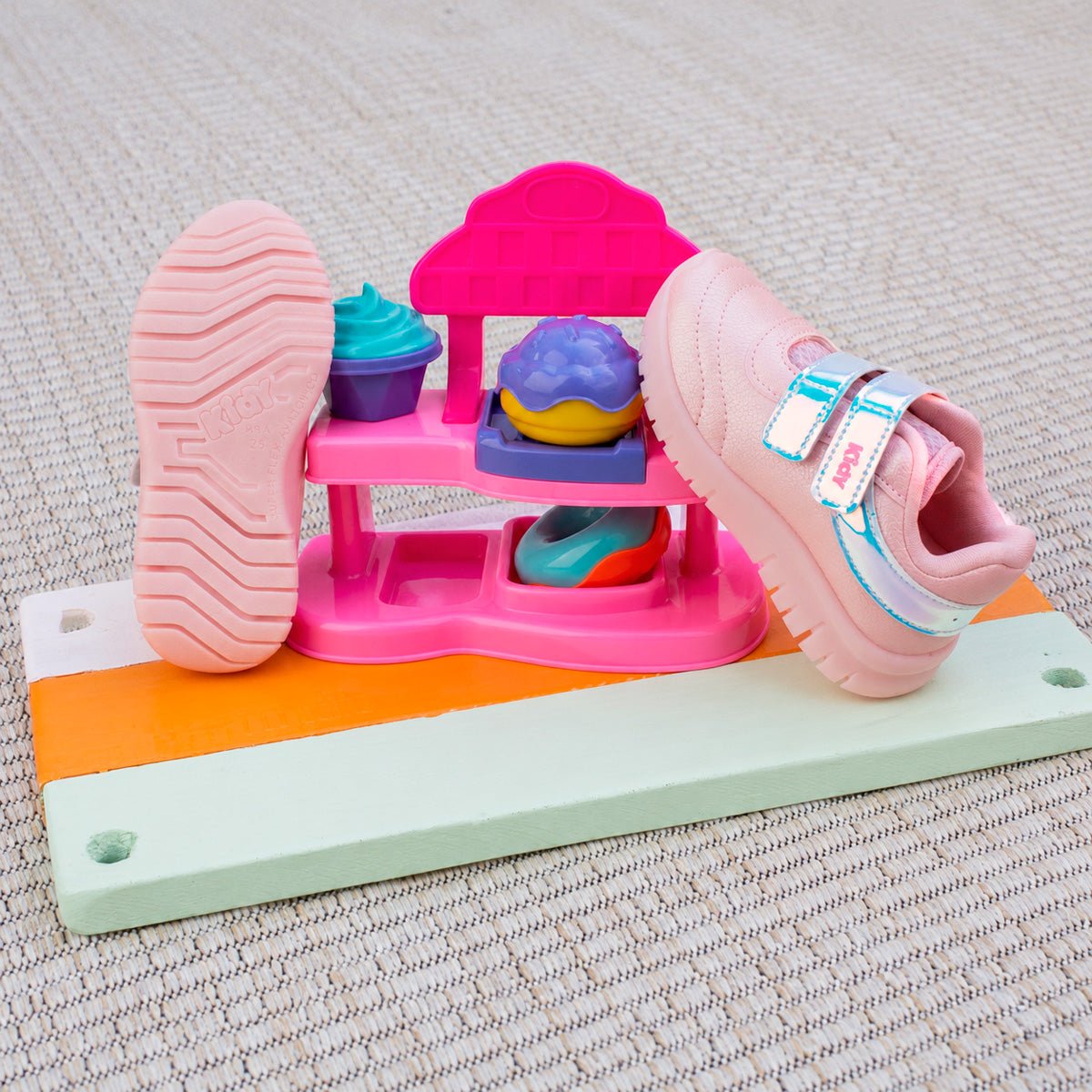 Tênis Infantil Menina Kidy Ultra Flex Prata Macio Anatômico - Kidy Calçados -