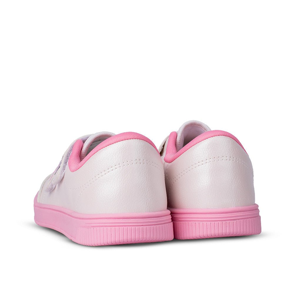 Tênis Infantil Menina Kidy Usefull College Rebecca Bonbon Branco/Rosa - Kidy Calçados -