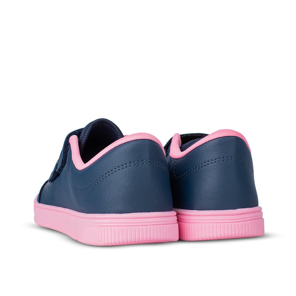 Tênis Infantil Menina Kidy Usefull College Rebecca Bonbon Marinho/Rosa - Kidy Calçados -