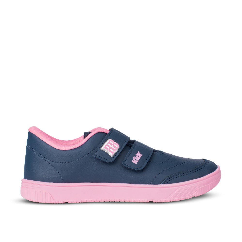 Tênis Infantil Menina Kidy Usefull College Rebecca Bonbon Marinho/Rosa - Kidy Calçados -