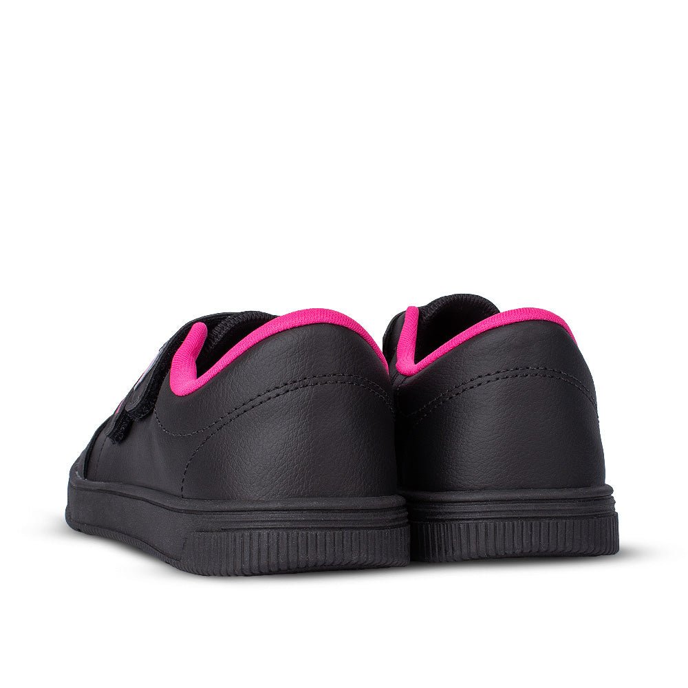 Tênis Infantil Menina Kidy Usefull College Rebecca Bonbon Preto/Pink - Kidy Calçados -