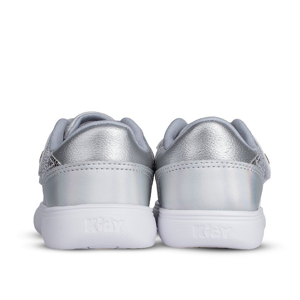 Tênis Infantil Meninas Prata Kidy Soft Casual Brilho e Conforto - Kidy Calçados - 