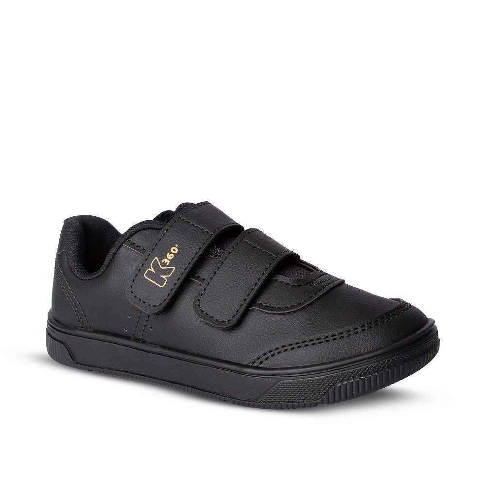 Tênis infantil Menino K360 Casual Conforto Preto Prático e Resistente - Kidy Calçados - 