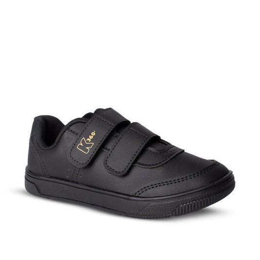Tênis infantil Menino K360 Casual Conforto Preto Prático e Resistente - Kidy Calçados - 