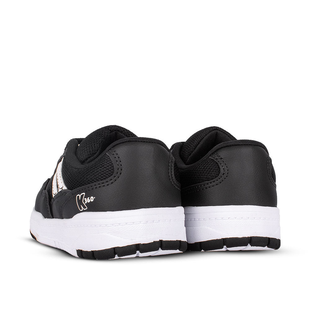 Tênis Infantil Menino K360 Estilo Respitec Preto e Branco - Kidy Calçados - 
